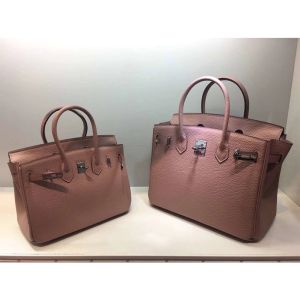 Hermes Birkin Bag Togo Leather Palladium Hardware In Pink