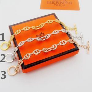 Hermes Chaine D'Ancre Bracelets With Crystals