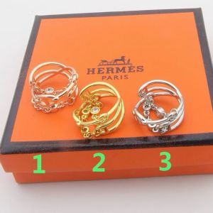 Hermes Chaine D'Ancre Chaos Double Tour Ring