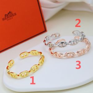 Hermes Chaine D'ancre Enchainee Cuff Bracelet