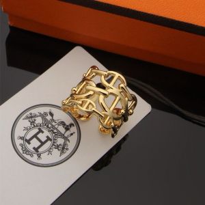 Hermes Chaine D'Ancre Ring Gold
