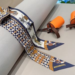 Hermes Les Voitures Nouvelles Twilly In Navy Blue
