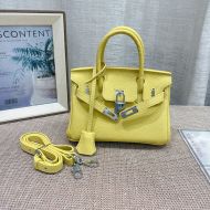 Hermes Birkin Mini Bag Togo Leather Palladium Hardware In Yellow