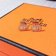 Hermes Chaine D'Ancre Earrings In Silver