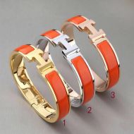Hermes Small Clic H Bracelet In Orange