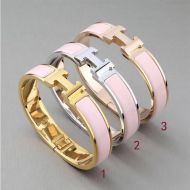 Hermes Small Clic H Bracelet In Pink