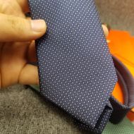 Hermes Digital H Tie In Blue
