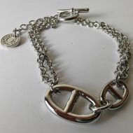 Hermes Farandole Double Tour Bracelets In Silver