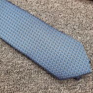 Hermes H En Biais Tie In Blue