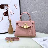 Hermes Kelly Mini Bag Togo Leather Gold Hardware In Cherry