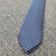 Hermes Maillon Shirting Tie In Blue