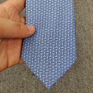 Hermes Pied Marin Tie In Blue